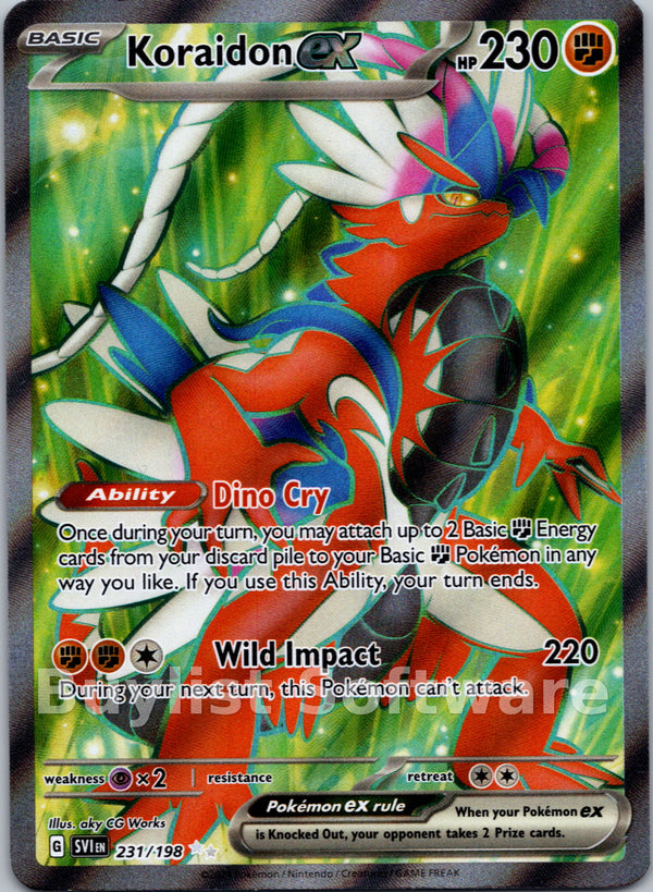 Koraidon ex [231/198] [Scarlet & Violet Base Set] Holofoil