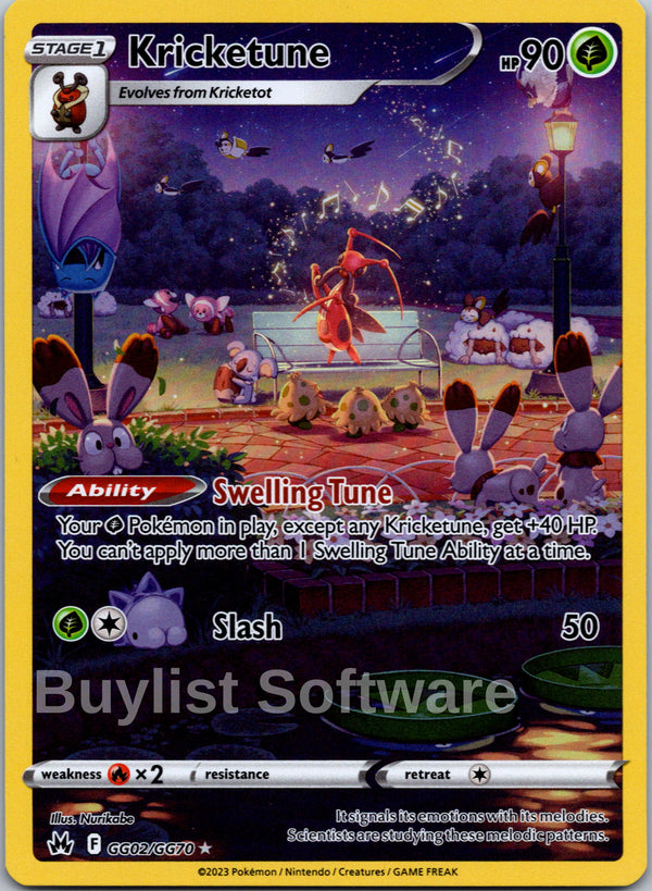Kricketune [GG02/GG70] [Crown Zenith: Galarian Gallery] Holofoil