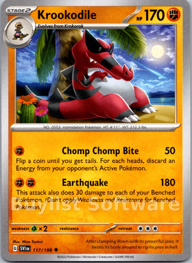 Krookodile [117/198] [Scarlet & Violet Base Set]