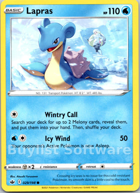 Lapras [029/198] [Chilling Reign]