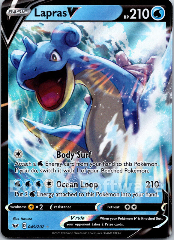 Lapras V [049/202] [Sword & Shield Base Set] Holofoil