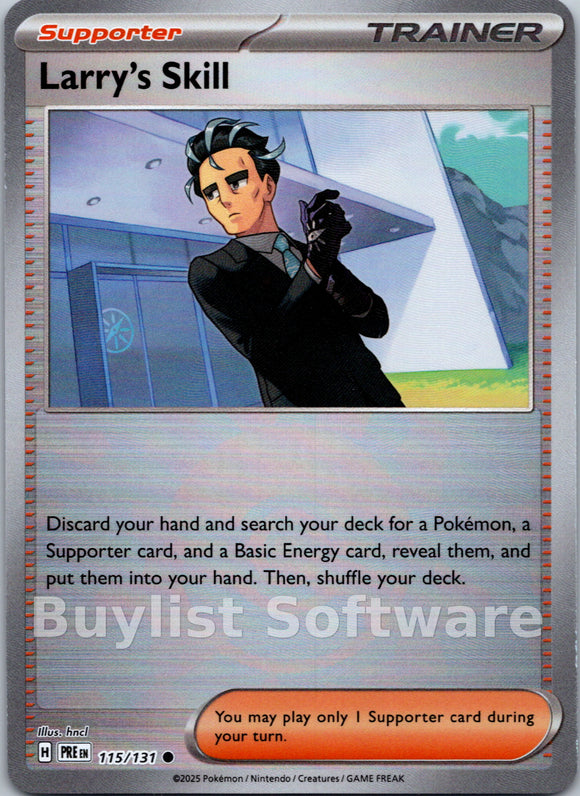 Larry's Skill (Poke Ball Pattern) [115/131] [Prismatic Evolutions] Holofoil