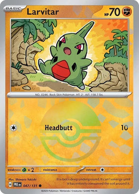 Larvitar (Poke Ball Pattern) [047/131] [Prismatic Evolutions] Holofoil