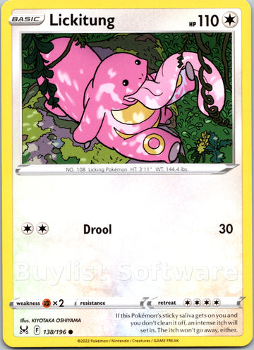 Lickitung [138/196] [Lost Origin]
