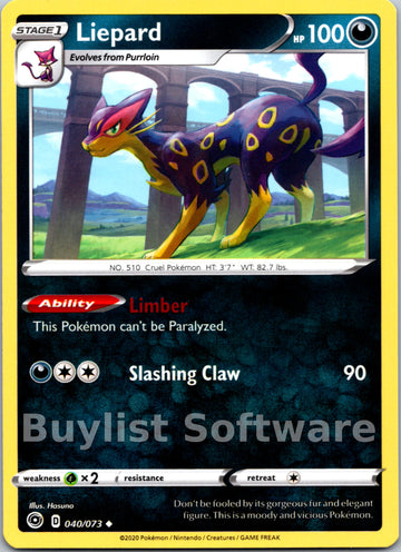 Liepard [40/73] [Champion's Path]