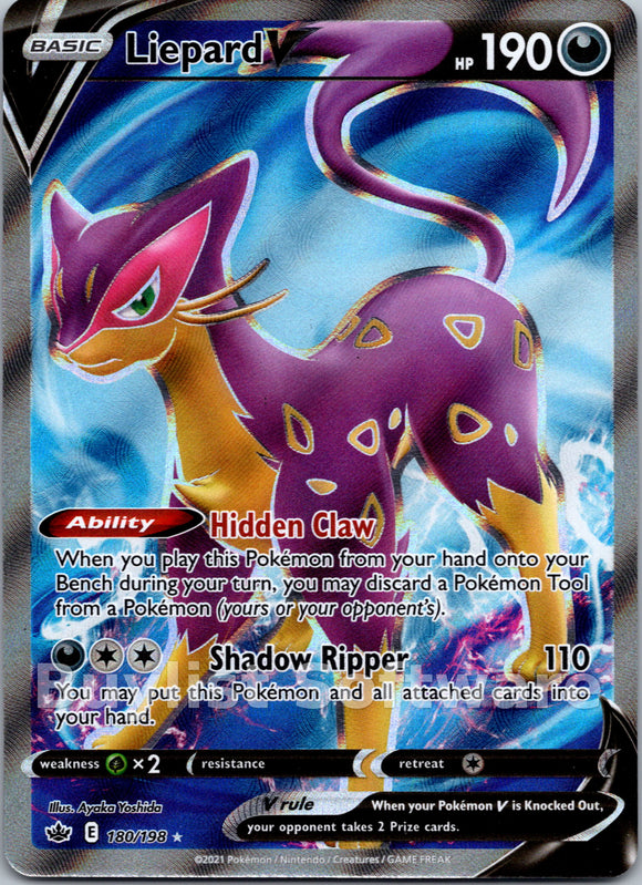 Liepard V [180/198] [Chilling Reign] Holofoil