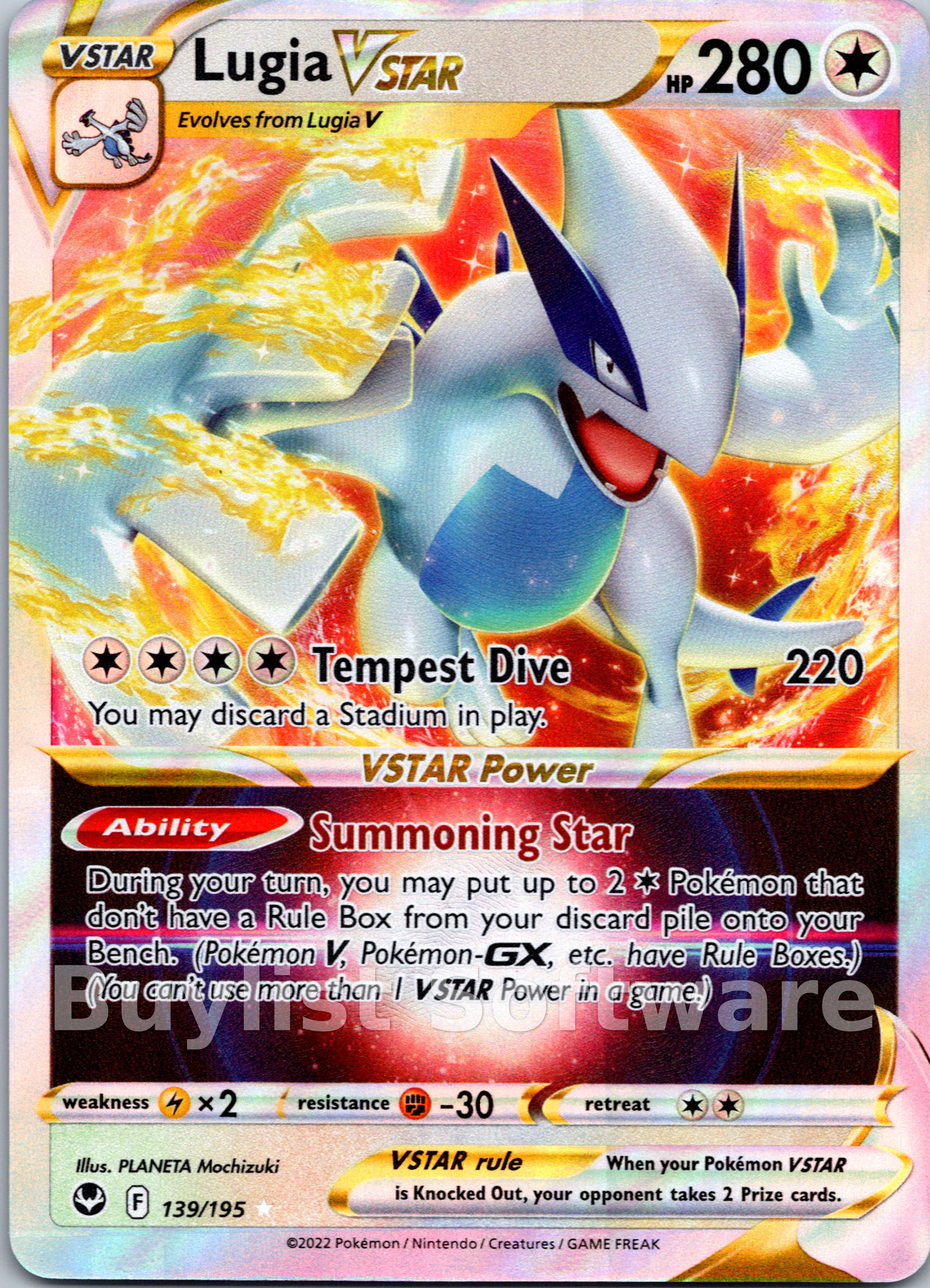 Lugia VSTAR [139/195] [Silver Tempest] Holofoil | Duel Kingdom