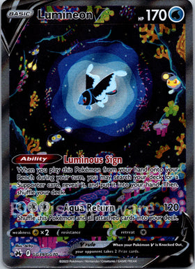 Lumineon V [GG39/GG70] [Crown Zenith: Galarian Gallery] Holofoil
