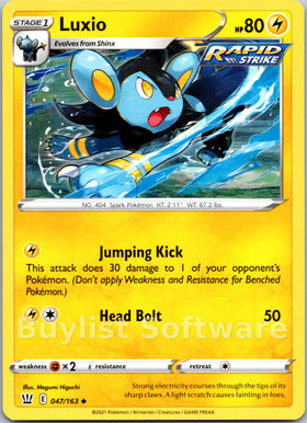 Luxio [047/163] [Battle Styles]