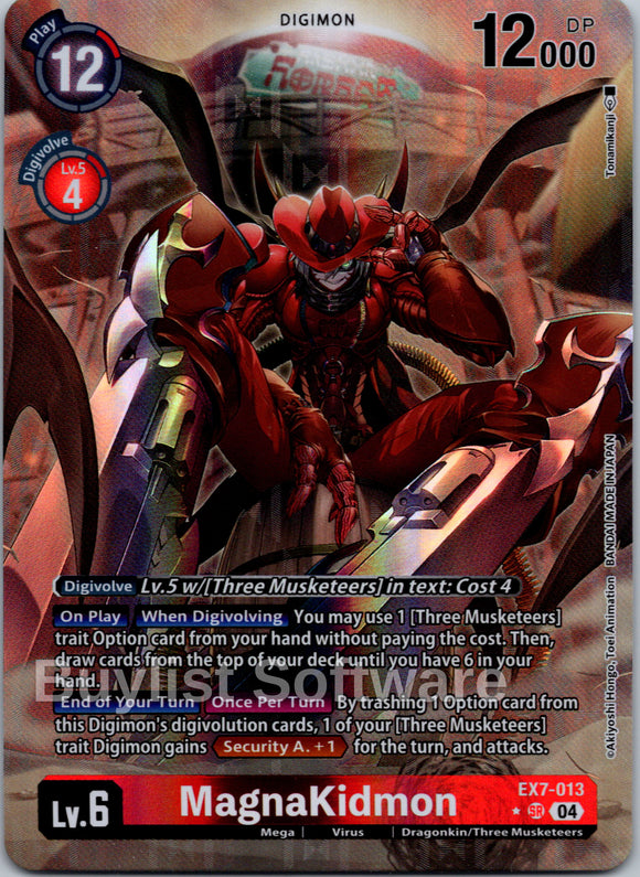 MagnaKidmon (Alternate Art) [EX7-013] [Digimon LIBERATOR] Foil