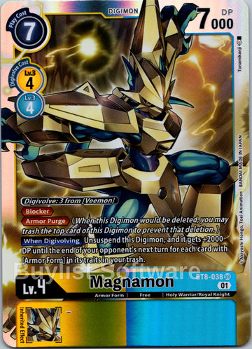 Magnamon [BT8-038] [New Awakening] Foil