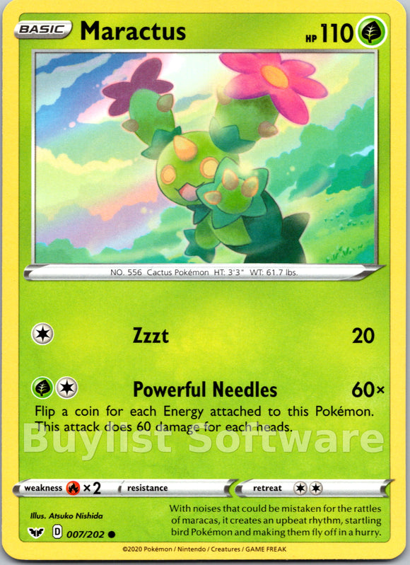 Maractus [007/202] [Sword & Shield Base Set]