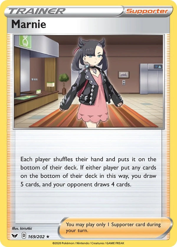 Marnie [169/202] [Sword & Shield Base Set] Holofoil