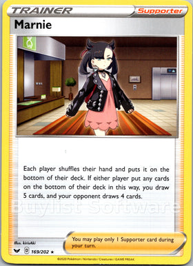 Marnie [169/202] [Sword & Shield Base Set]
