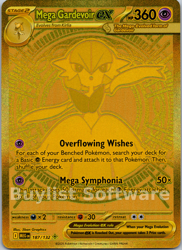 Mega Gardevoir ex [187/132] [Mega Evolution] Holofoil
