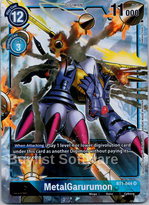 MetalGarurumon (Alternate Art) [BT1-044] [Release Special Booster 1.0] Foil