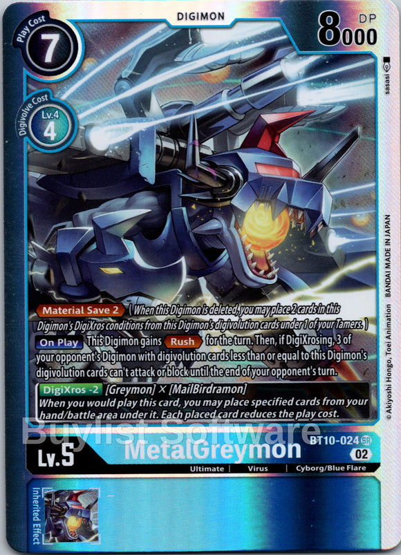 MetalGreymon [BT10-024] [Xros Encounter] Foil