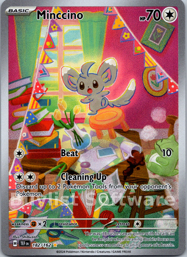 Minccino [182/162] [Temporal Forces] Holofoil