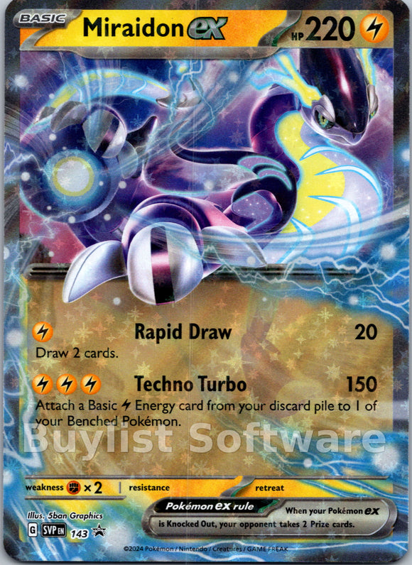 Miraidon ex [143] [Scarlet & Violet Promo Cards] Holofoil