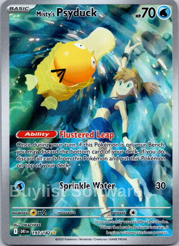 Misty's Psyduck [193/182] [Destined Rivals] Holofoil