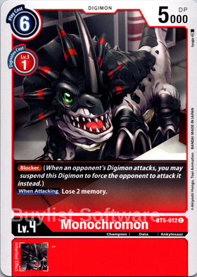 Monochromon [BT5-012] [Battle of Omni]