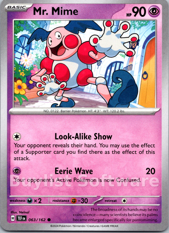 Mr. Mime [063/162] [Temporal Forces]