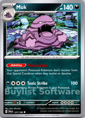 Muk [127/198] [Scarlet & Violet Base Set]