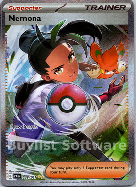 Nemona [238/091] [Paldean Fates] Holofoil