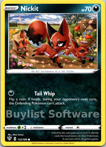 Nickit [112/189] [Darkness Ablaze]