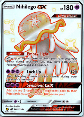 Nihilego GX [SV62/SV94] [Hidden Fates: Shiny Vault] Holofoil