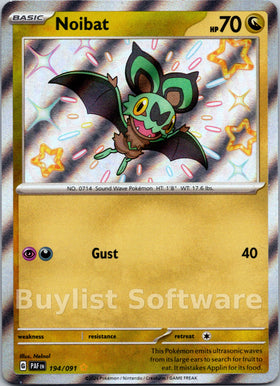 Noibat [194/091] [Paldean Fates] Holofoil