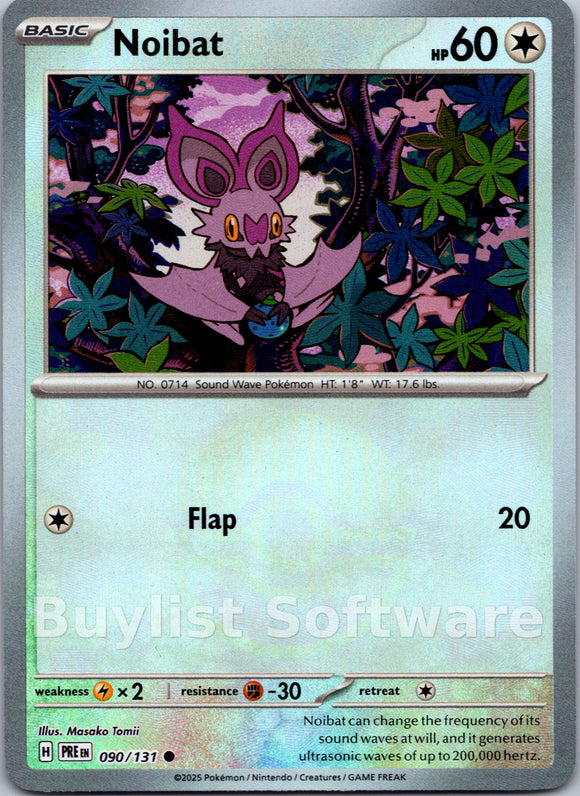 Noibat (Poke Ball Pattern) [090/131] [Prismatic Evolutions] Holofoil