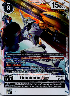 Omnimon ACE [BT17-078] [Secret Crisis] Foil