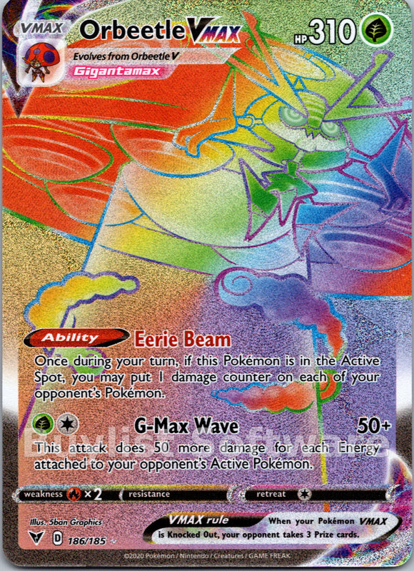 Orbeetle VMAX [186/185] [Vivid Voltage] Holofoil