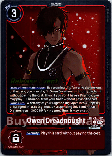 Owen Dreadnought [BT24-082] [Time Stranger Release Events Cards]