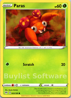 Paras [003/189] [Darkness Ablaze]