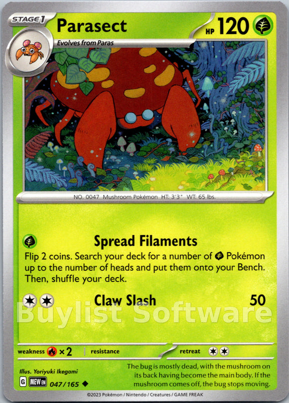 Parasect [047/165] [Scarlet & Violet 151]
