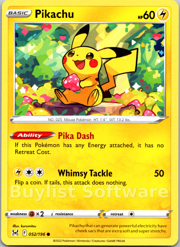 Pikachu [052/196] [Lost Origin]