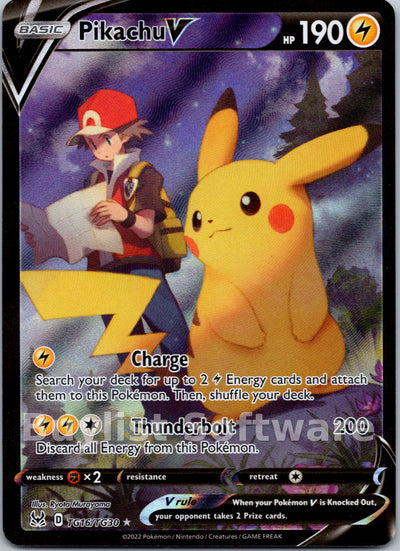 Pikachu V [TG16/TG30] [Lost Origin Trainer Gallery] Holofoil