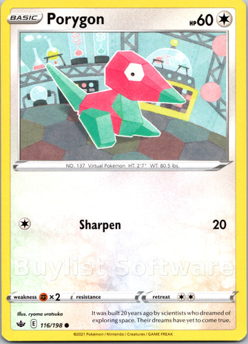 Porygon [116/198] [Chilling Reign]