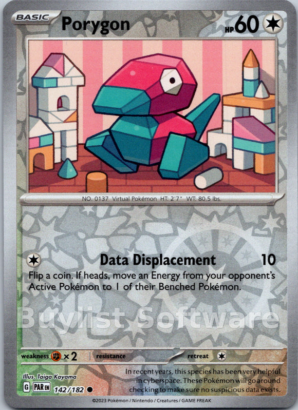 Porygon [142/182] [Paradox Rift] Reverse Holofoil
