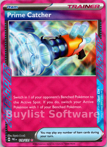 Prime Catcher [119/131] [Prismatic Evolutions] Holofoil