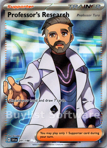 Professor's Research [241/198] [Scarlet & Violet Base Set] Holofoil