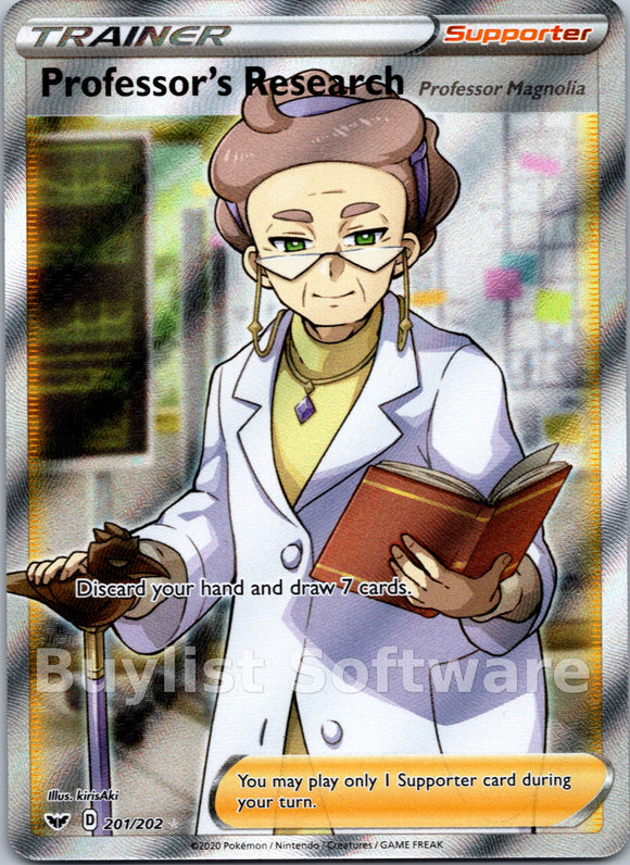 Professor's Research [201/202] [Sword & Shield Base Set] Holofoil