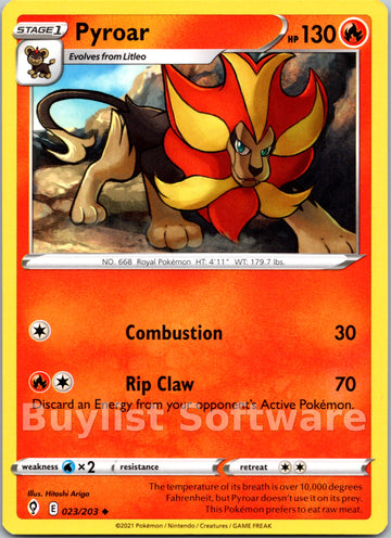 Pyroar [023/203] [Evolving Skies]