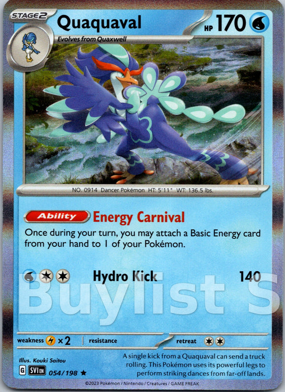 Quaquaval [054/198] [Scarlet & Violet Base Set] Holofoil
