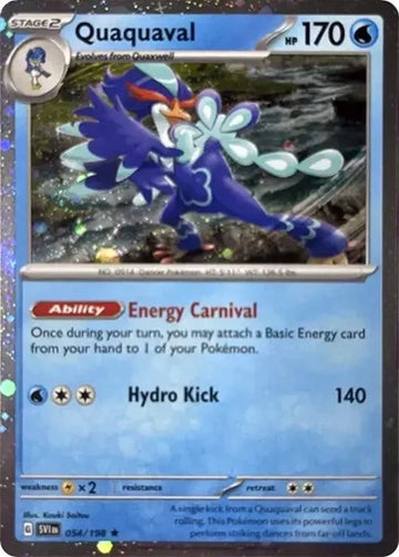 Quaquaval (Cosmos Holo) [054/198] [Scarlet & Violet Base Set] Holofoil