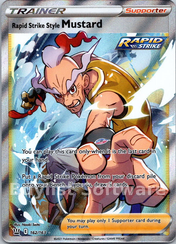 Rapid Strike Style Mustard [162/163] [Battle Styles] Holofoil