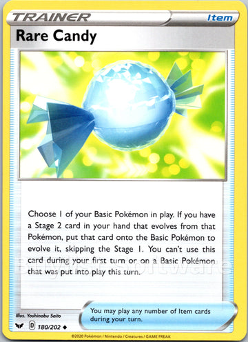 Rare Candy [180/202] [Sword & Shield Base Set]