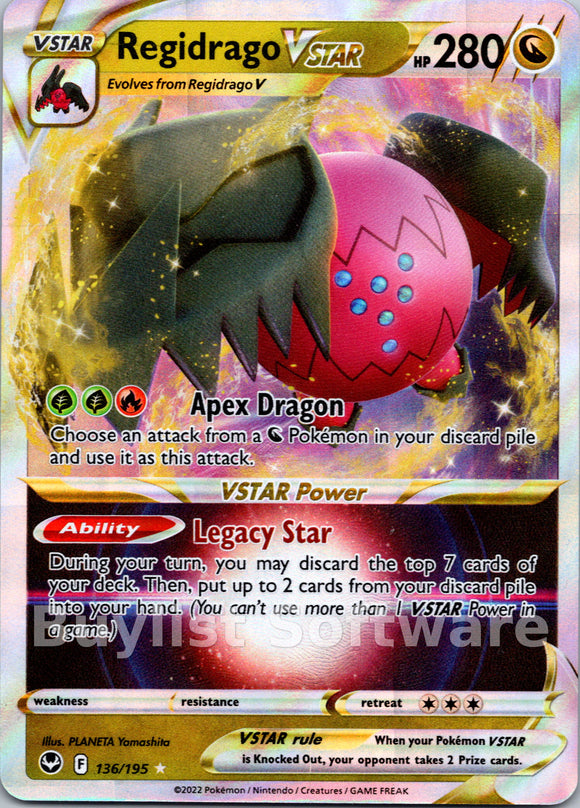 Regidrago VSTAR [136/195] [Silver Tempest] Holofoil